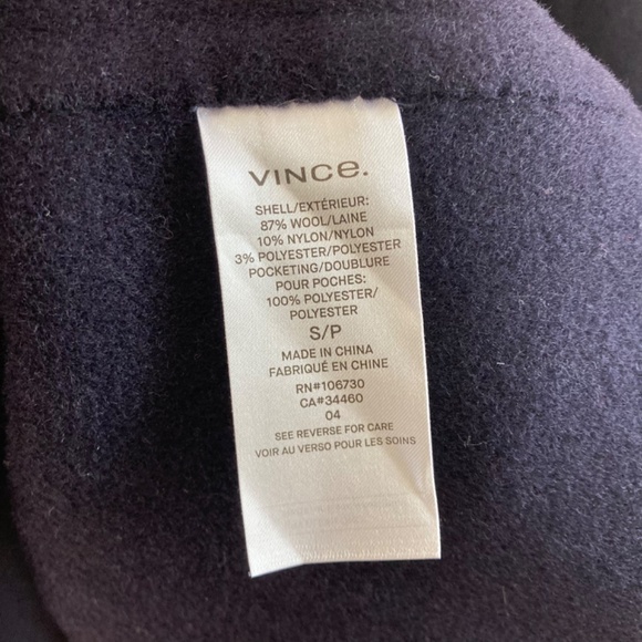 Vince women’s wool blend coat - Picture 4 of 8